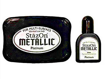 StazOn Metallic Platinum